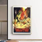 vintage dinosaur poster