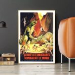 vintage dinosaur poster