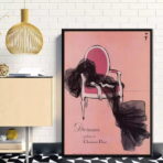 vintage dior poster