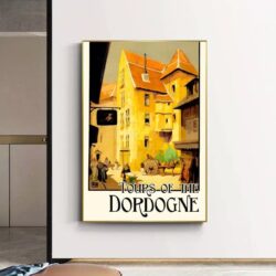 vintage poster dordogne