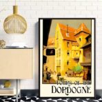 vintage poster dordogne