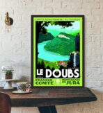 vintage poster doubs