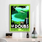 vintage poster doubs