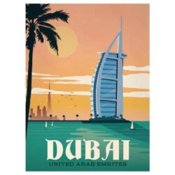 vintage poster dubai