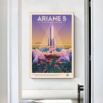 vintage space poster