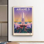 vintage space poster