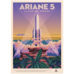 vintage space poster