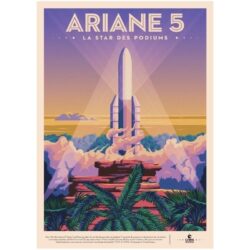 vintage space poster