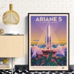 vintage space poster