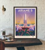 vintage space poster