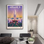 vintage space poster