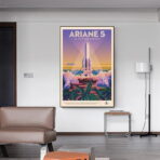 vintage space poster