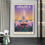 vintage space poster