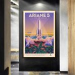vintage space poster