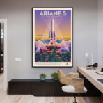 vintage space poster
