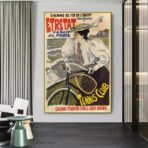 vintage poster etretat