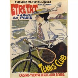 vintage poster etretat