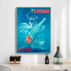 vintage evian poster