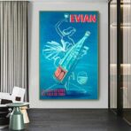 vintage evian poster