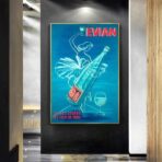 vintage evian poster