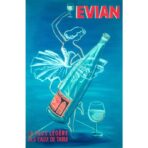 vintage evian poster