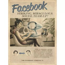 vintage facebook poster