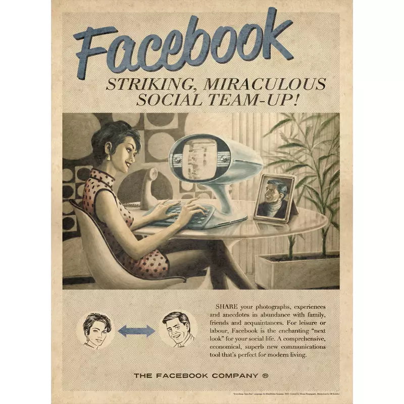 vintage facebook poster vintage facebook poster