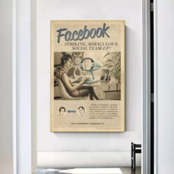 vintage facebook poster