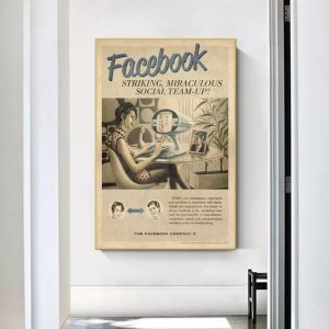 vintage facebook poster