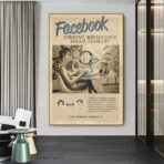vintage facebook poster