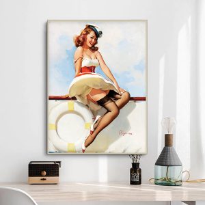 vintage woman poster