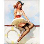 vintage woman poster