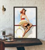 vintage woman poster