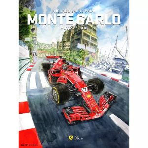 vintage ferrari poster
