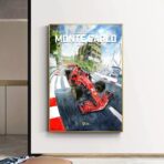 vintage ferrari poster