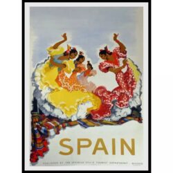 vintage flamenco poster