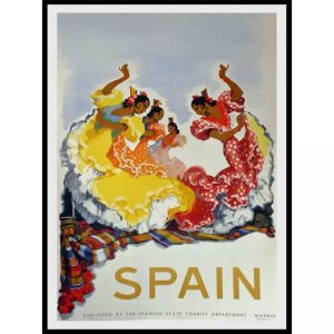 vintage flamenco poster