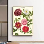vintage flower poster