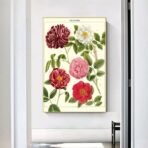 vintage flower poster