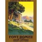 vintage poster font remeu