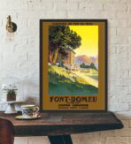 vintage poster font remeu