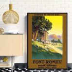 vintage poster font remeu