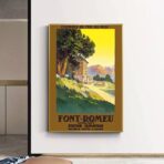 vintage poster font remeu