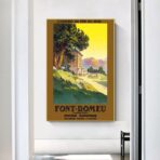 vintage poster font remeu