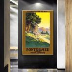 vintage poster font remeu