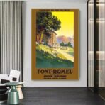 vintage poster font remeu