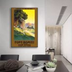 vintage poster font remeu