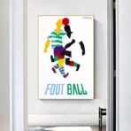 vintage football poster