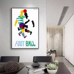 vintage football poster