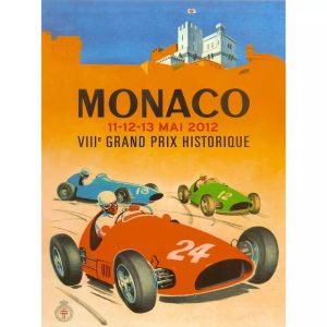 vintage formula 1 poster